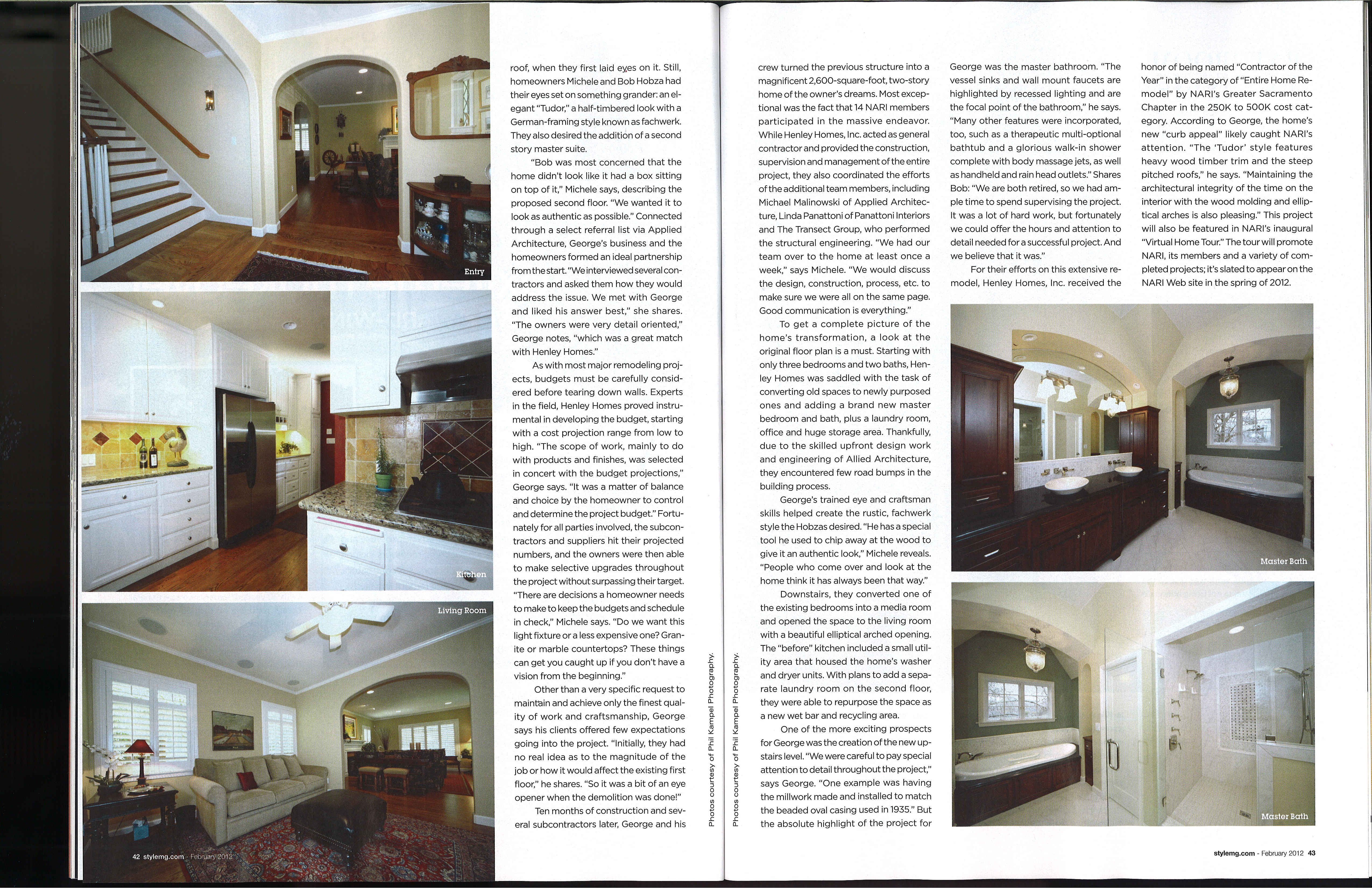 Style Magazine Article on Hobza Residence