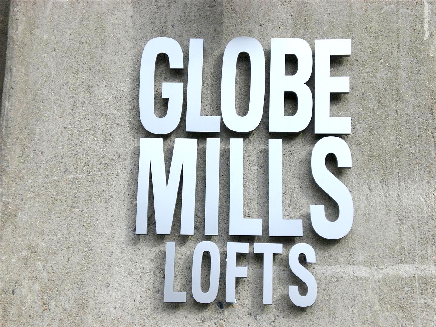 Globe Mills Signage